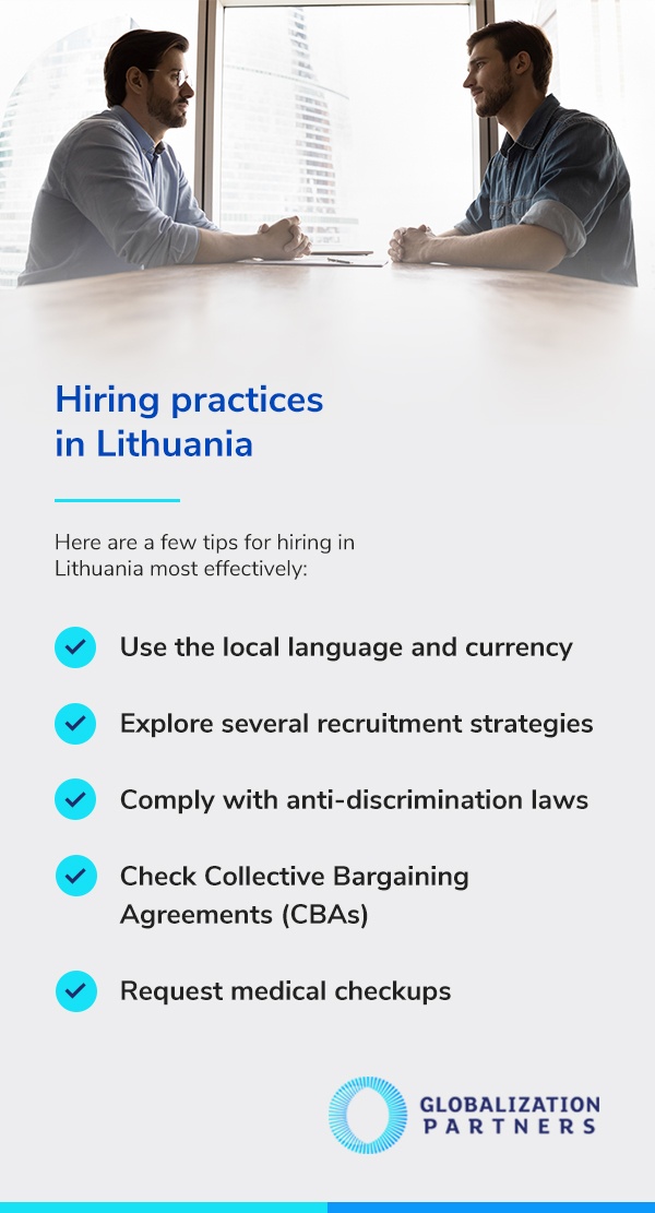 Hiring practices in Lithuania