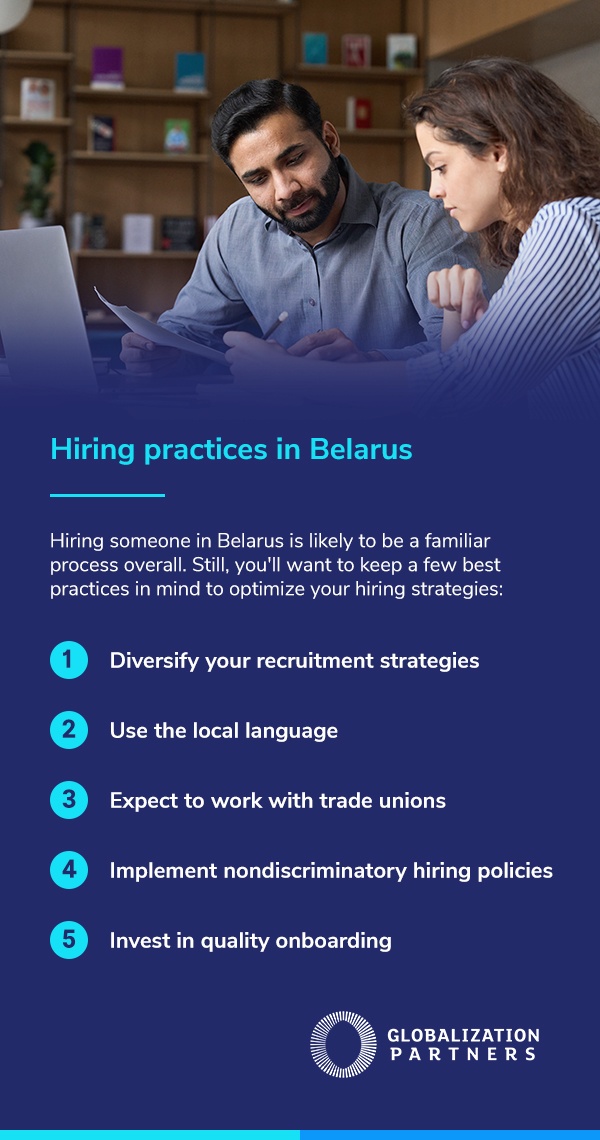 Hiring practices in Belarus
