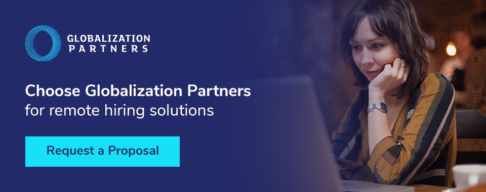 Choose Globalization Partners for remote hiring solutions